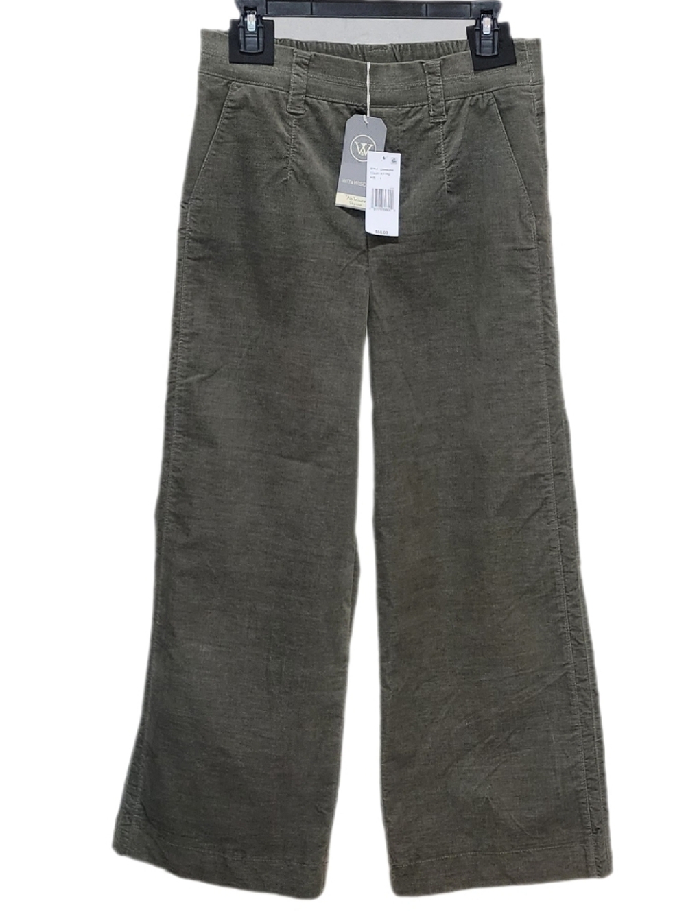 Wit & Wisdom Wide-Leg Velvety Pants Pull On Glider Side Panel Skyrise Ab Leisure - Picture 7 of 12